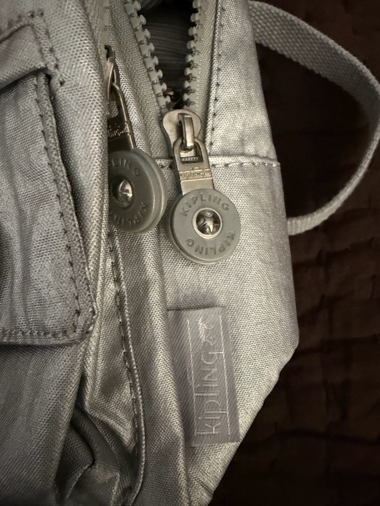 Kipling Silver Mini Backpack - Picture 7 of 8